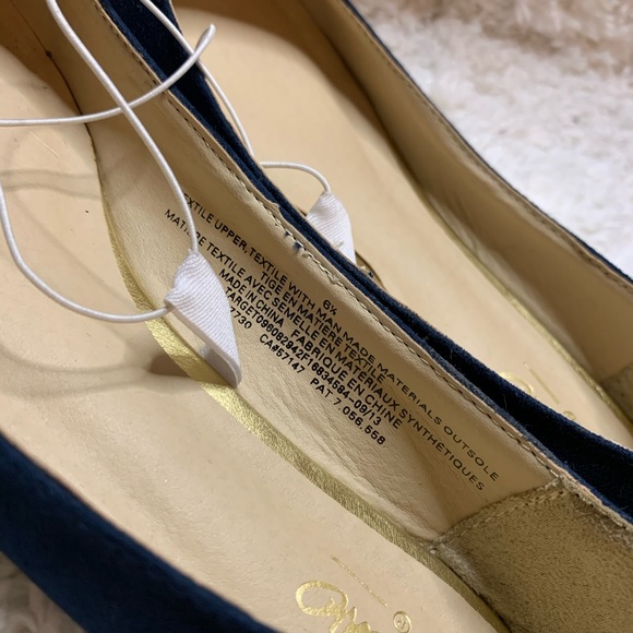 🔅 Mossimo Vikki navy suede flats - Picture 2 of 5